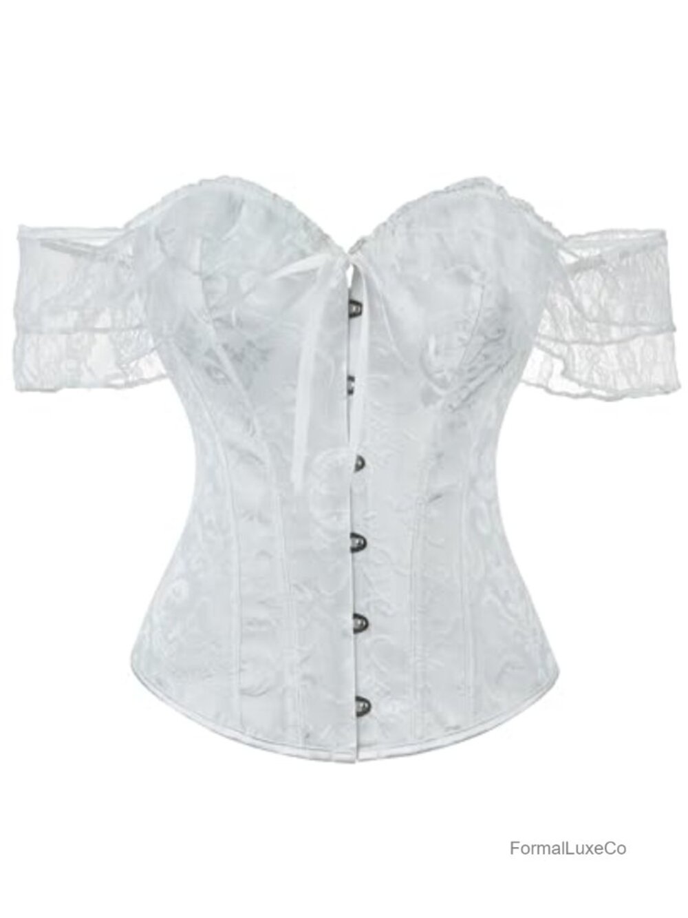 Alivila.Y Womens Vintage Corset Top Removable Spaghetti Strap Bowknot Fashion